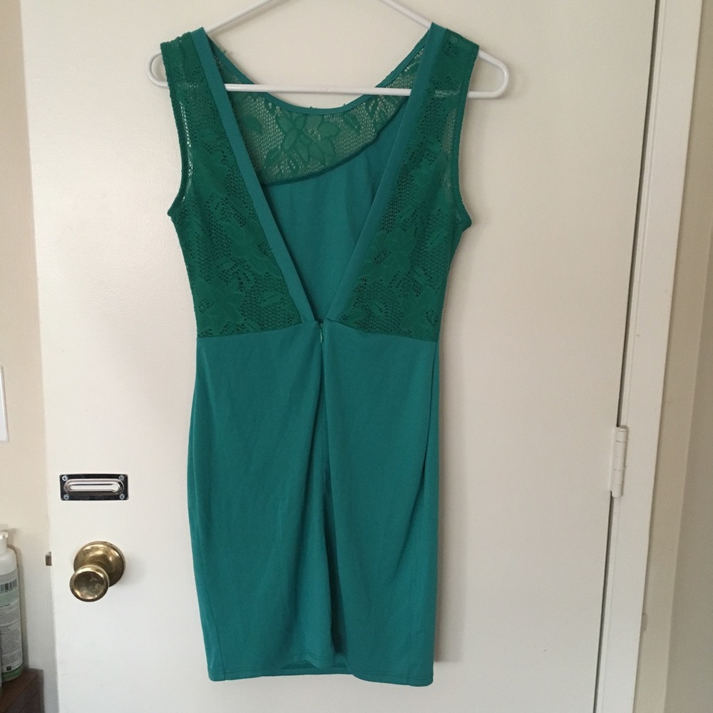 Must have blue green women's dress sexyback